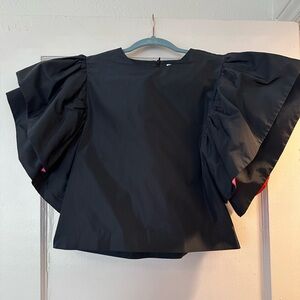 Zara Colorful Sleeve Top